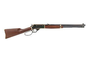 Henry 30-30 Winchester large loop Lever Action rifle features an american walnut stock